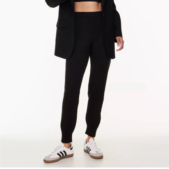Aritzia Babaton Timo Jogger Pants in Black Small - Picture 1 of 9